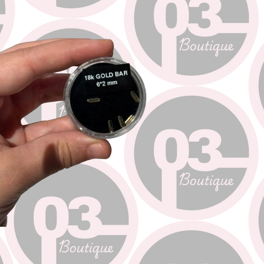 18kt yellow gold bar