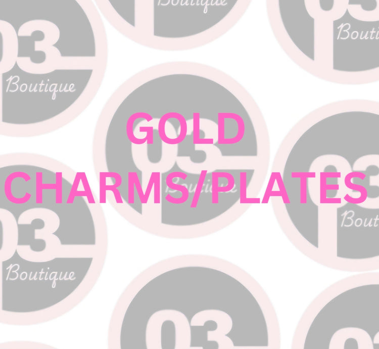 Gold Charms/Plates