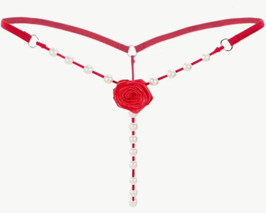 Red Pearl G-String