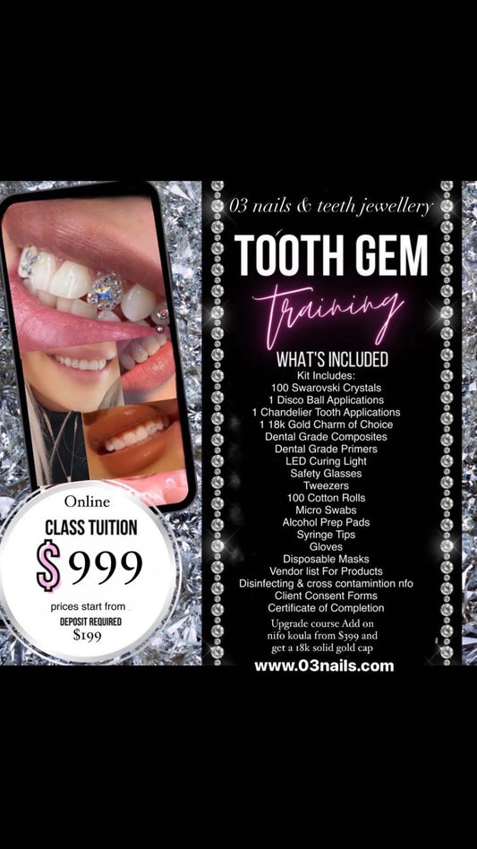 Tooth Gem Online Training Course & Full starter kit