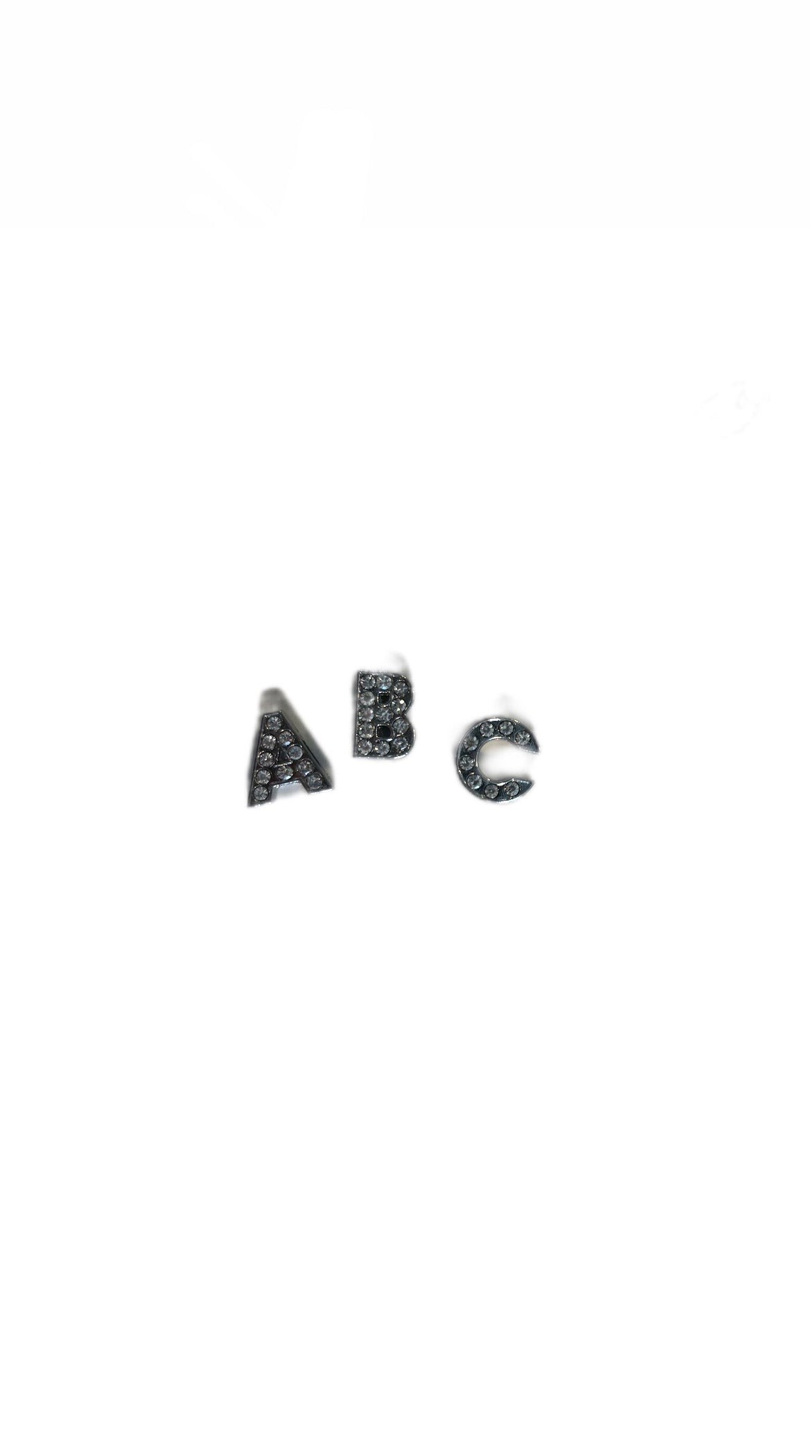 Silver Diamanté Letters (Add On)